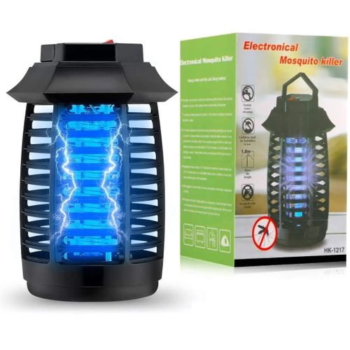 Electric UV Mosquito Killer Lamp - Ultra Silent & Non-Toxic Insect Trap Plug-in Machine for Home, Office & Indoor Pest Control