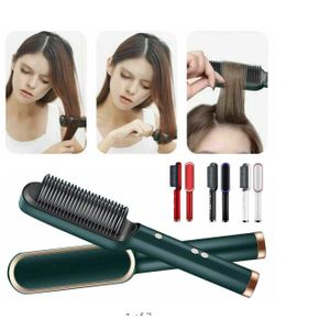 Electric hair straight comb with temperature control