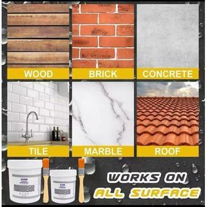 Transparent Waterproof Glue With Brush for Roof Leakage, Crack Seal Agent, Water Leakage Solution, Pipe Wall Tiles