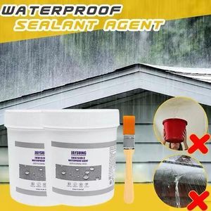 Transparent Waterproof Glue With Brush for Roof Leakage, Crack Seal Agent, Water Leakage Solution, Pipe Wall Tiles