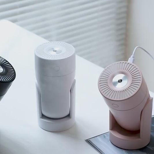 7 lights adjustable angle 220ml Shaking head humidifier